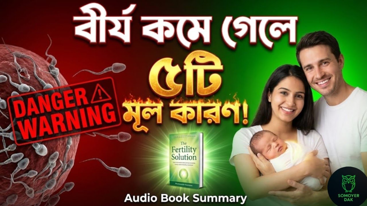 বীর্য কমে যাওয়ার সম্ভাব্য কারণ ও সচেতনতা | The Fertility Solution Book Summary Bangla