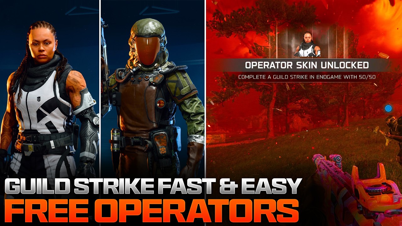 HOW TO UNLOCK ALL 4 FREE GUILD STRIKE OPERATORS FAST & EASY in Black Ops 7 Season 2!