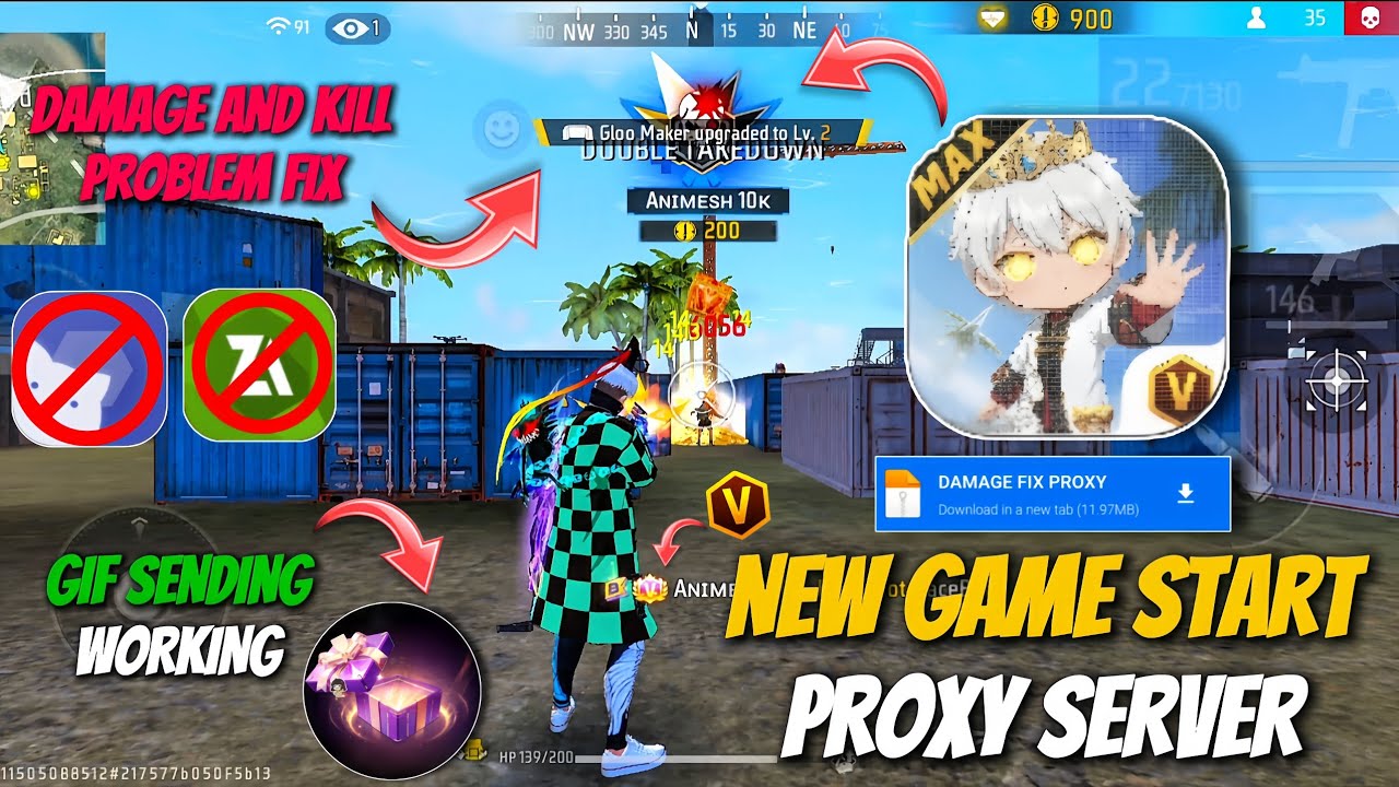 НАЧАЛО ИГРЫ | ОТПРАВКА ПОДАРКОВ 🎁 ПРОКСИ-СЕРВЕР | КАК СКАЧАТЬ ПРОКСИ-СЕРВЕР FREE FIRE