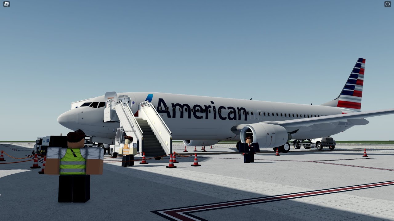 Roblox airline | American Airlines as Ground Crew | #roaviation  #review