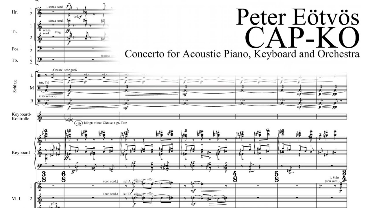 Peter E&ouml;tv&ouml;s - CAP-KO [w/score]