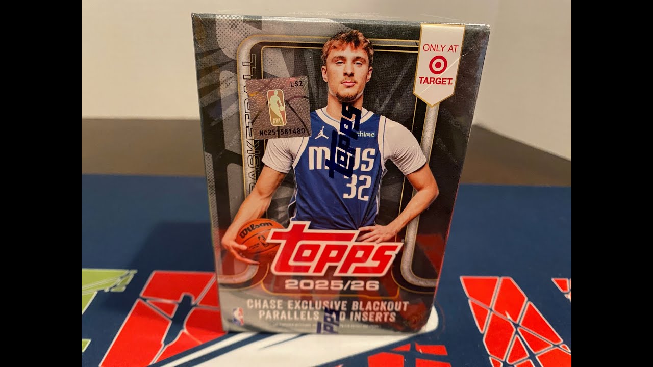 Эксклюзивный баскетбольный бластер Topps Flagship 2025-26 от Target! Эти параллели с Blackout про...