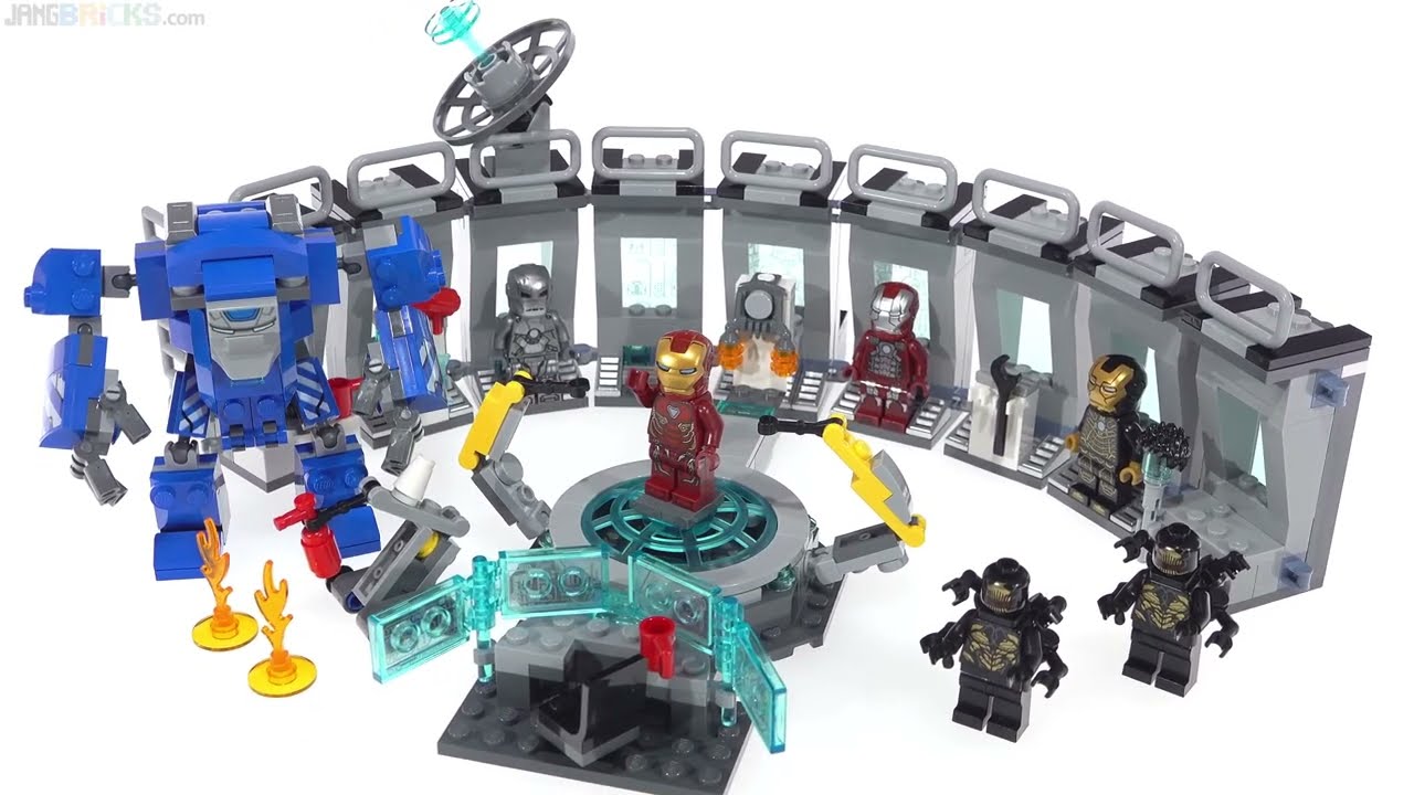 🔄 LEGO Marvel 2019 Iron Man Hall of Armor review! 76125 re upload