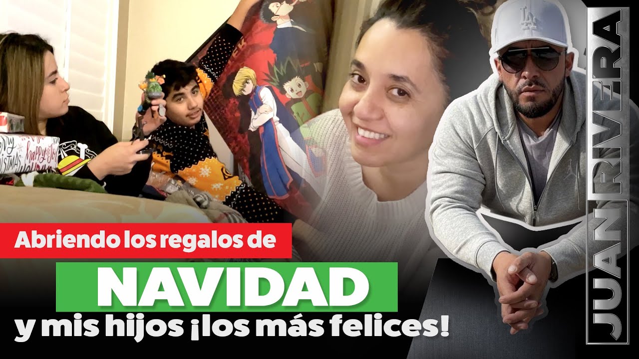 Abriendo los regalos de NAVIDAD y mis hijos ¡los más felices! | Juan Rivera