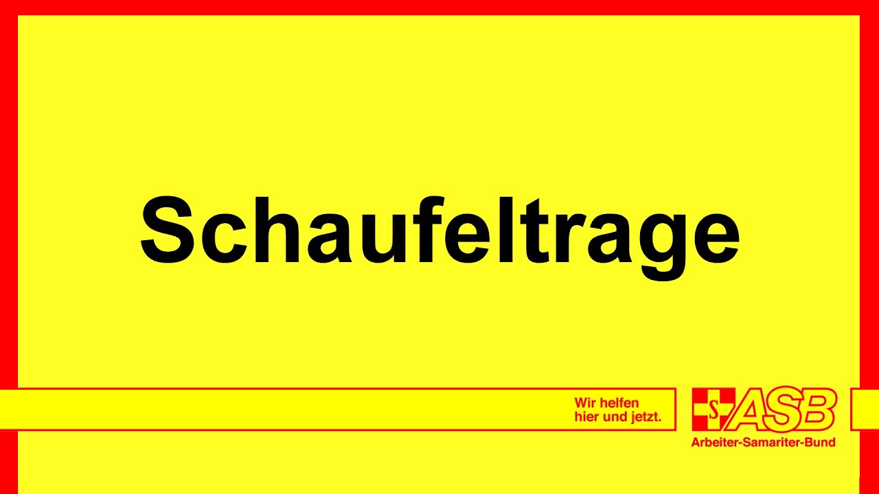 SDL/RS | Schaufeltrage vorbereiten und anwenden