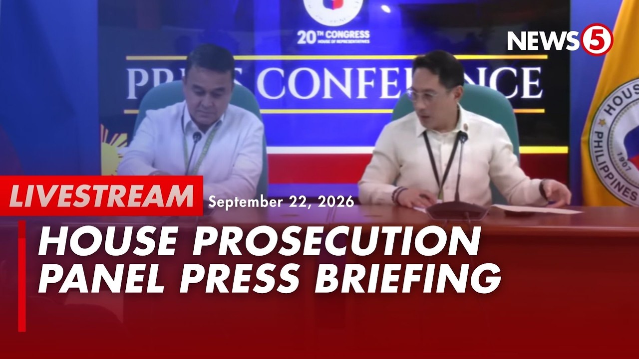 LIVE | House prosecution panel holds briefing after Day 28 of VP Sara impeachment trial (Sep. 22)