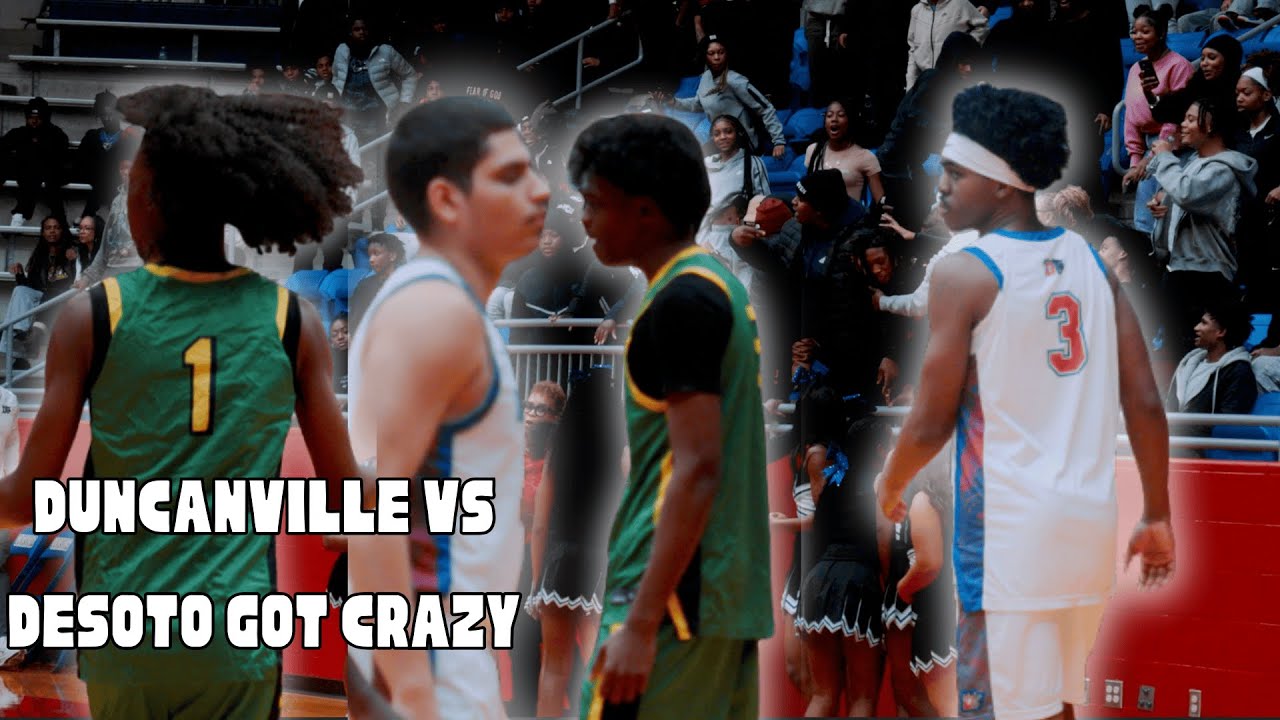 DESOTO VS DUNCANVILLE REMATCH GOT INTENSE!! FIGHT BETWEEN FANS AND CHEERLEADERS BREAK OUT??