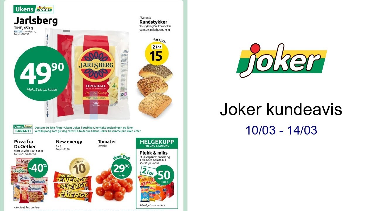 Joker kundeavis 10/03 - 14/03