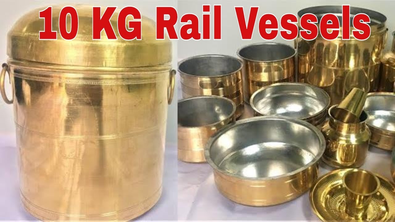Wow... 10 KG Rail Vessels | Adukku Pathiram | New Model | Brass Kitchen | The Theme Kitchen