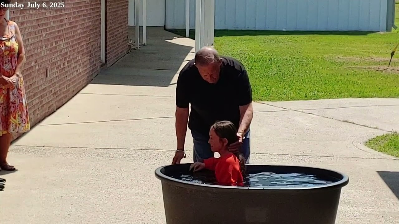 Vanzora Baptist Church - Sunday Jul 6, 2025 - Baptisms - HD