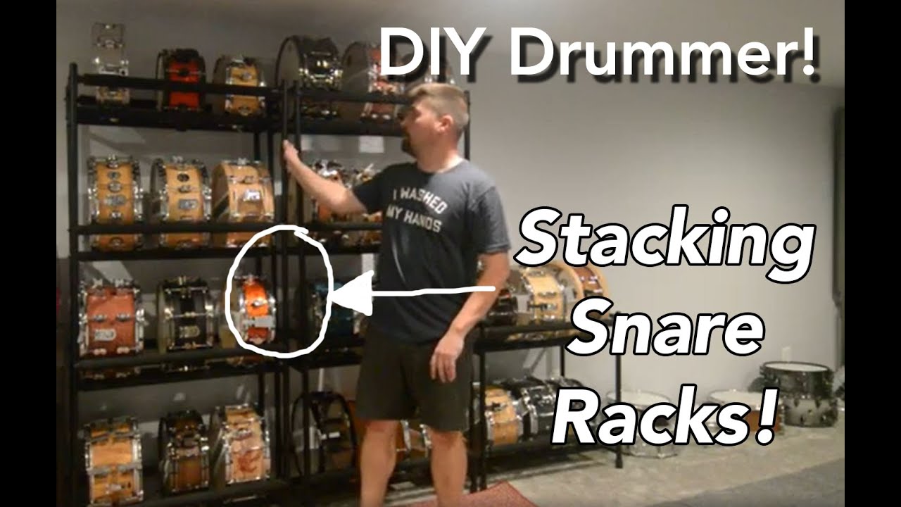 Stacking proline snare racks : DIY Drummer