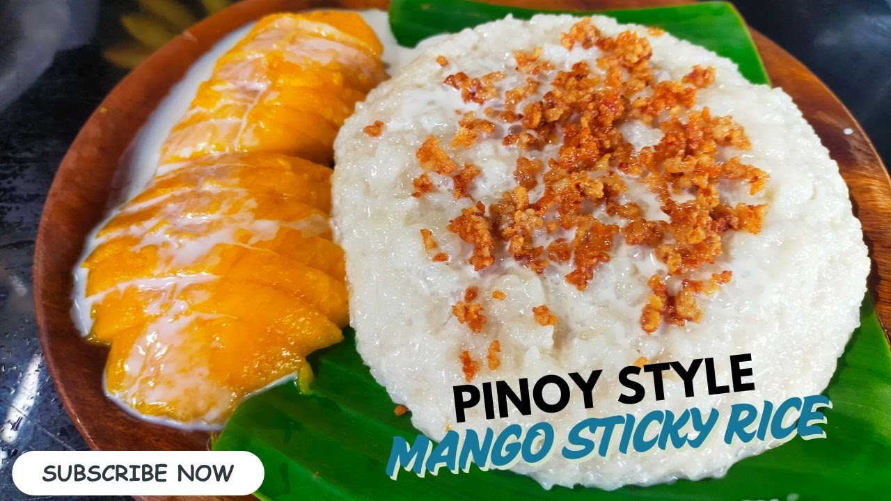 Mango Sticky Rice (pinoy style) | Quick and Easy Recipe | Home cooking with joyce alvior