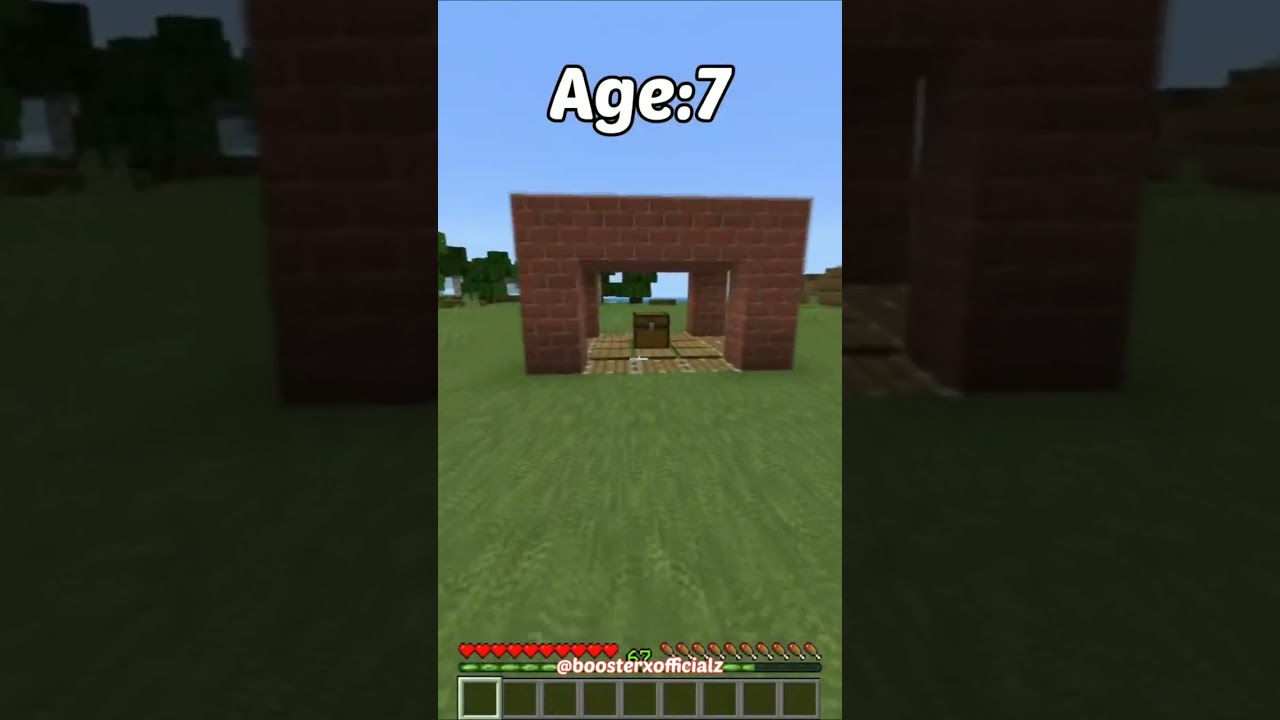 Ловушки из Майнкрафт в разном возрасте #shorts #minecraft #майнкрафт