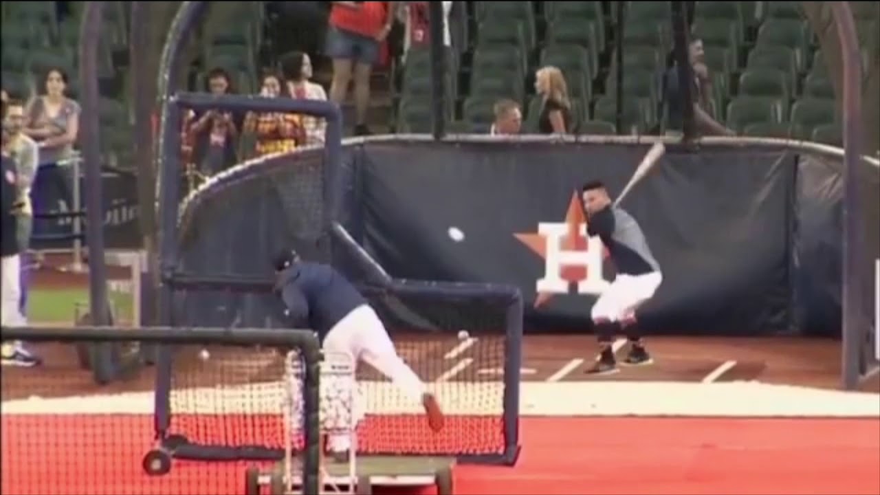 Houston Astros MLB Batting Practice Technique