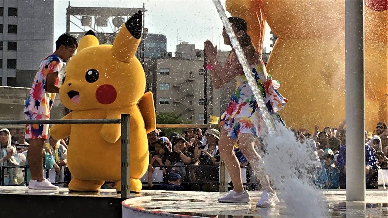 ピカチュウ大量発生チュウ ずぶぬれスプラッシュショー