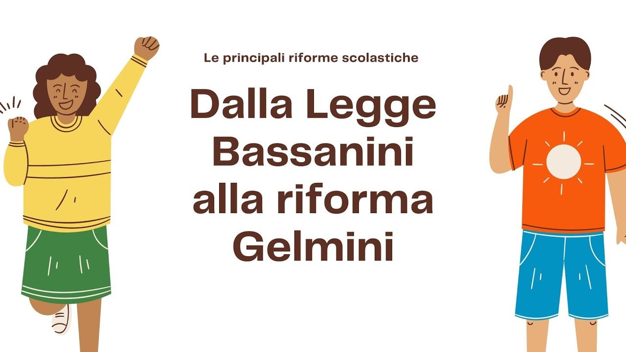 Dalla Legge Bassanini alla Riforma Gelmini