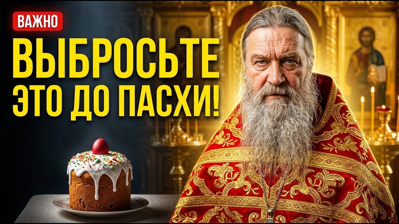 Не выносите ЭТО перед Пасхой! 3 вещи, о которых молчит церковь.