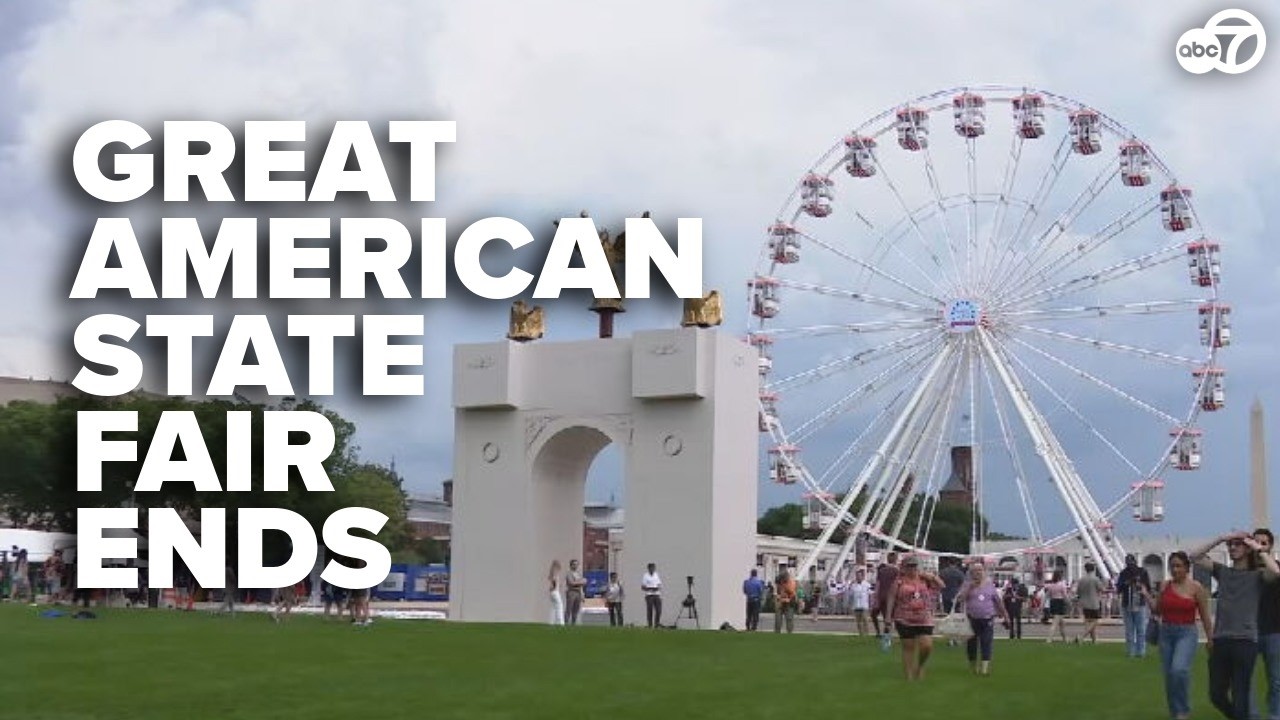 На Национальной аллее начинается уборка после завершения ярмарки Great American State Fair