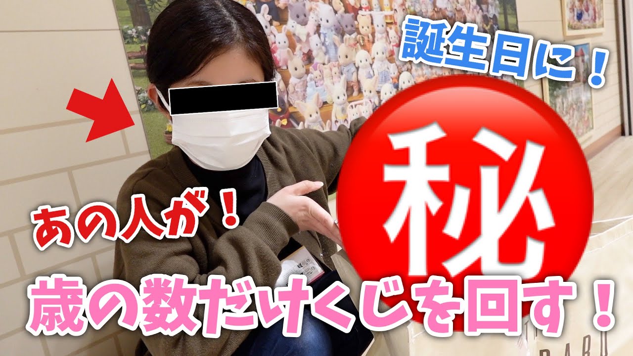 【シルバニアファミリー】誕生日に歳の数だけくじを回す！【ぜつぼーと希望のはざまで】