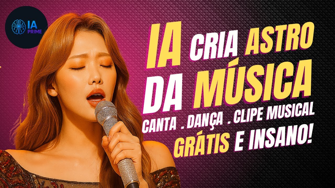 CRIE UM CANTOR VIRTUAL COM IA! (Do Estilo à Música, Clipe e Lipsync!)