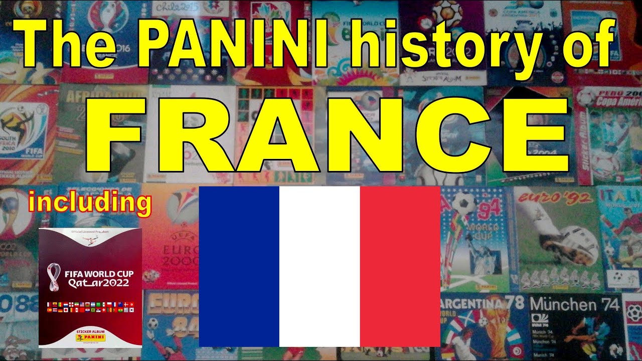 The Panini history of France (Men's Soccer Team) Update 2022