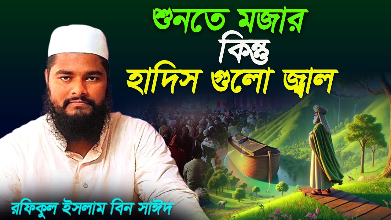 শুনতে মজার কিন্তু হাদিস গুলো জ্বাল,Rofikul islam bin sayed,রফিকুল ইসলাম বিন সাঈদ,waz mahfil 2025