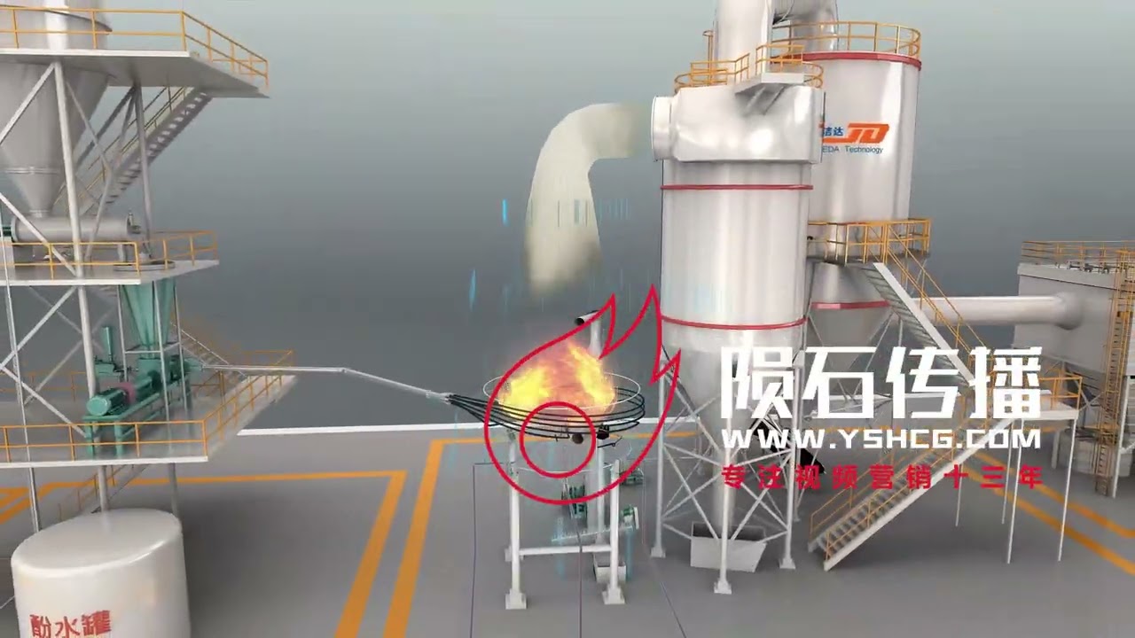 3D Animation of Pulverized Coal Combustion