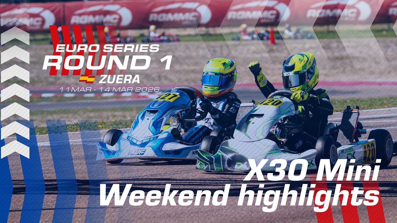 X30 Mini Highlights | Round 1, Zuera, Spain | IAME Euro Series 2026