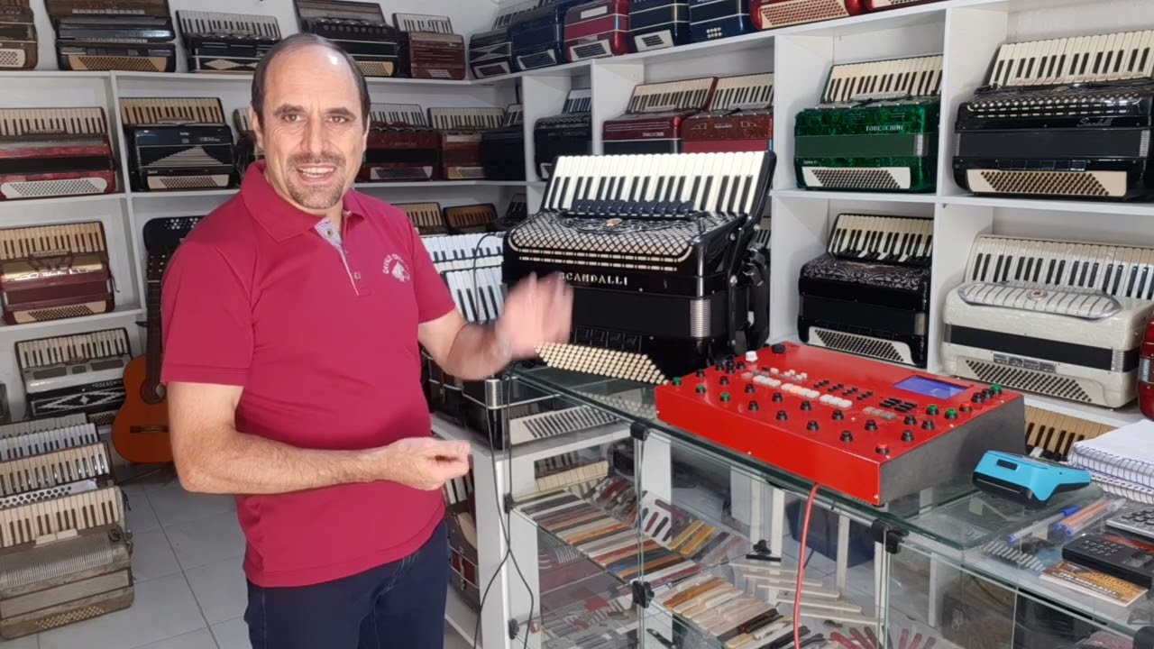 Pedaleira para acordeon