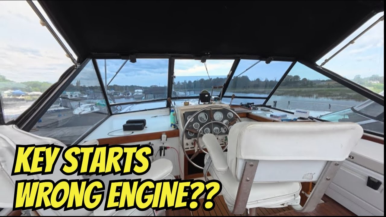 Key randomly starts WRONG ENGINE??  Trojan Yacht Problems