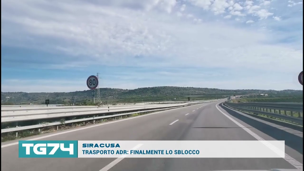 SIRACUSA - TRASPORTO ADR, FINALMENTE LO SBLOCCO