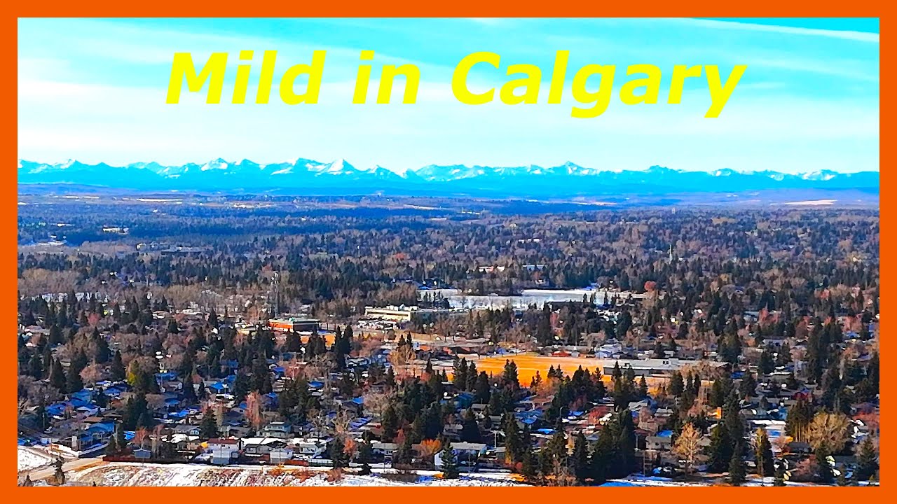 Warm Calgary Winter 🌅🇨🇦🌡️😊 #calgary #sunset #dji #djiair3