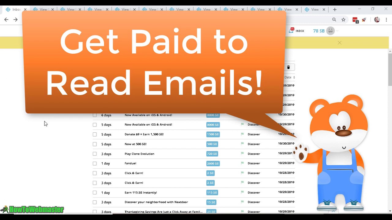 Get Paid to Read Emails 🤑 Make Money Reading Emails - SwagBucks Review... Legit?