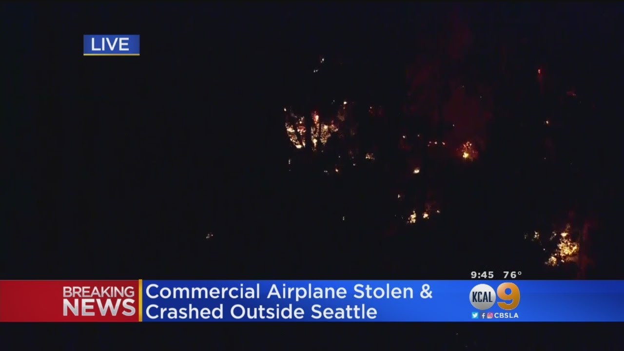 Plane Stolen By Sea-Tac Airport Employee Crashes Near Seattle