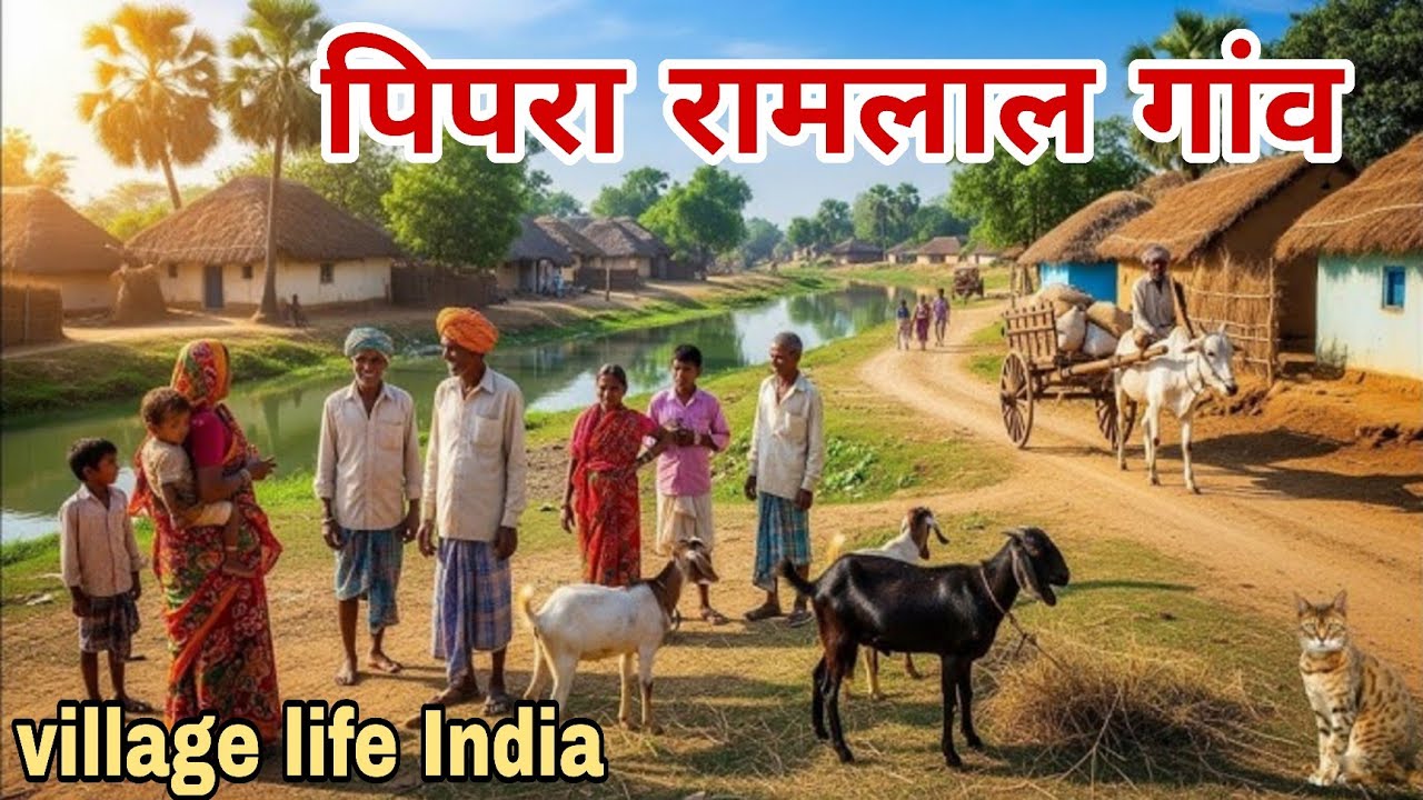 देखिए भाई पिपरा रामलाल गांव सिद्धार्थनगर Pipra Ramlal Gaon Siddharth Nagar #villagelifeIndia 