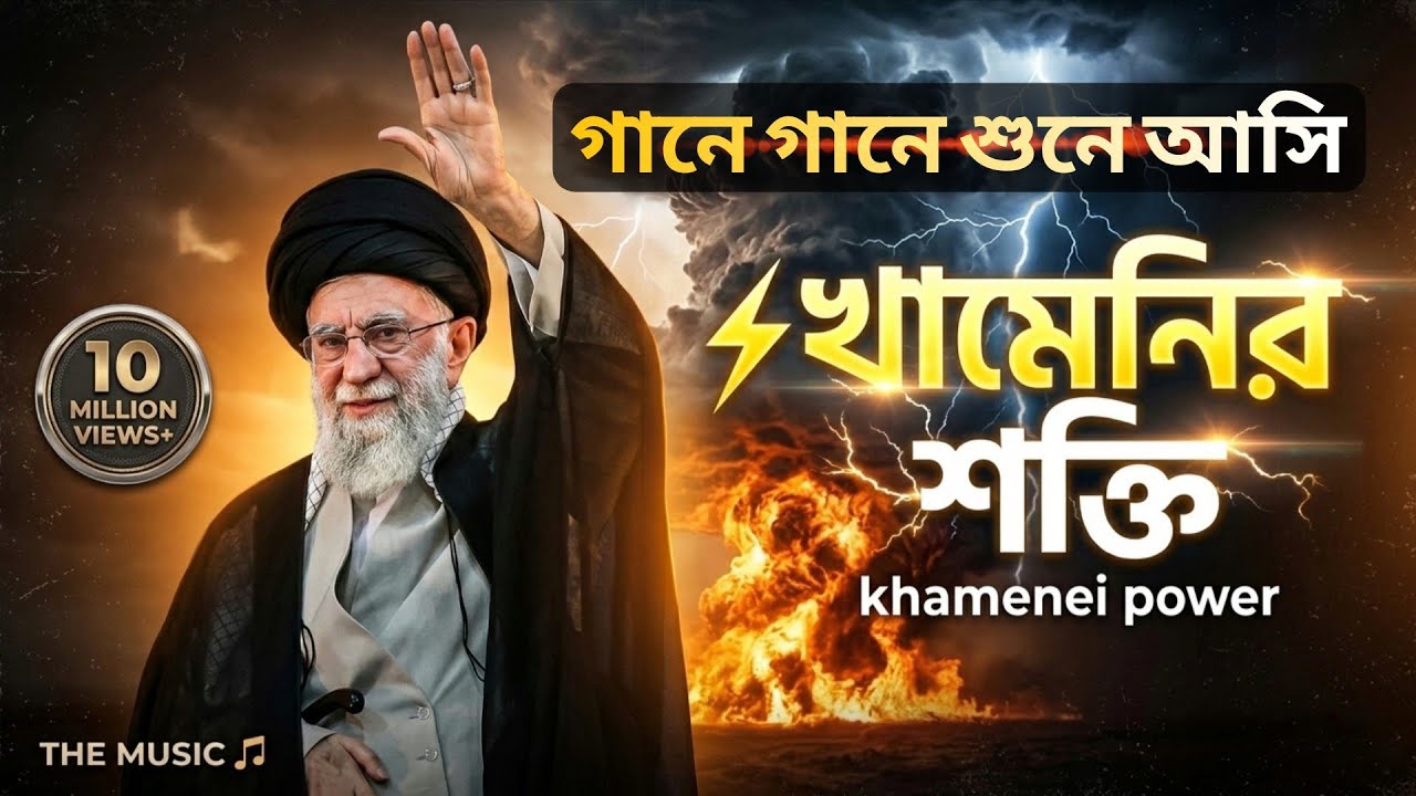 Khamenei Power ⚡ নাম তার খামেনি | Bangla Action Song | Khamenei gojol | 