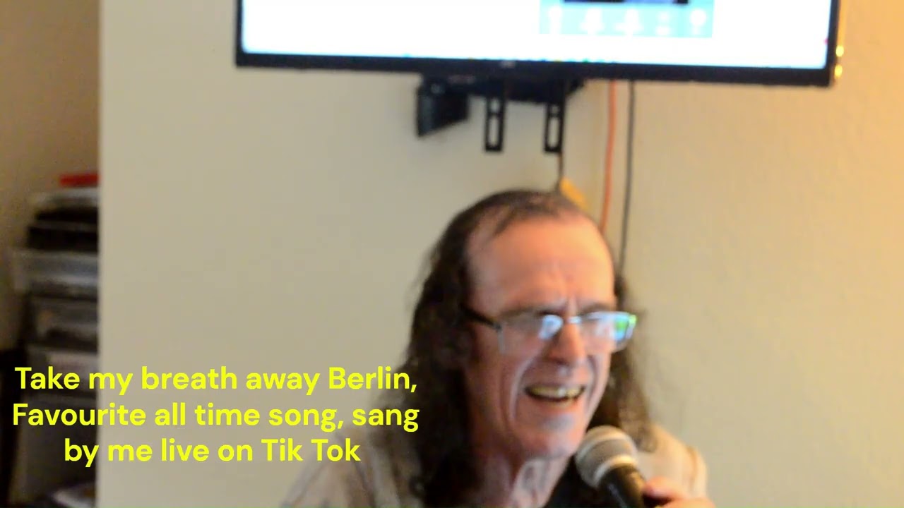 Me singing my favourite all time song, TAKE MY BREATH AWAY BERLING