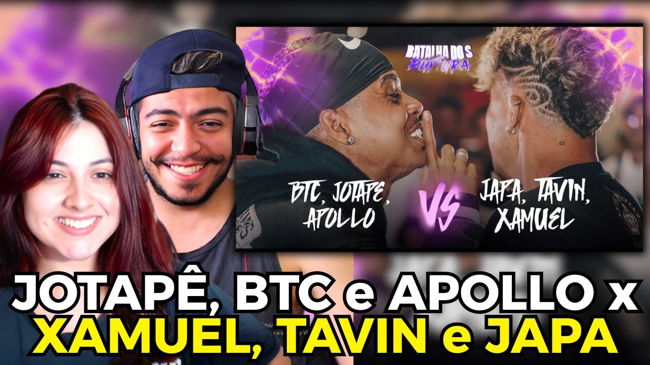(SAIU FAISCA🔥) JOTAPÊ, BTC e APOLLO x XAMUEL, TAVIN e JAPA | 1ª FASE | BATALHA DO S 2 ANOS | REACT