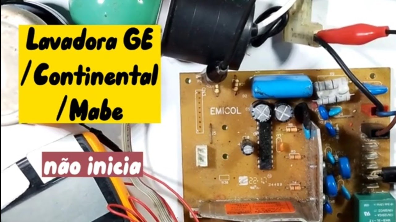 Lavadora GE/CONTINENTAL/MABE. Não inicia.