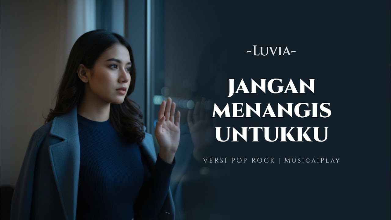 Jangan Menangis Untukku – Luvia | Pop Slow Rock Version by MusicaiPlay (Lirik Video)