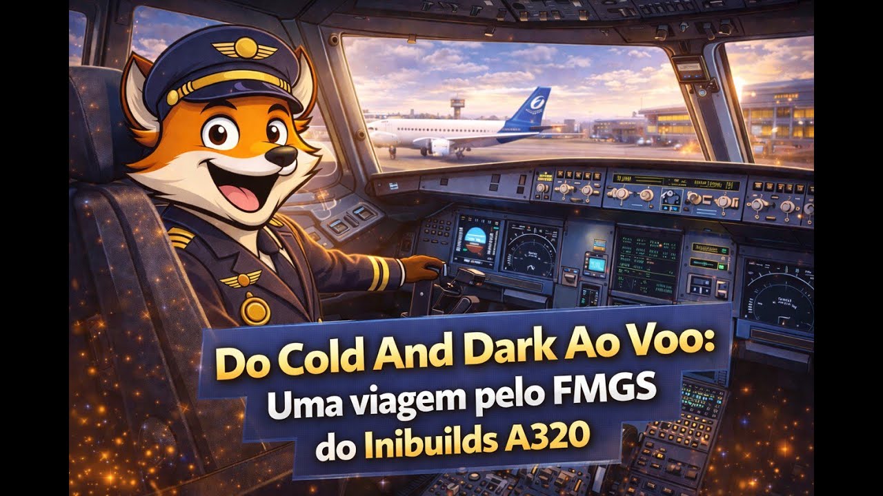 VAMOS DO COLD AND DARK AO VOO - INIBIULDS A320