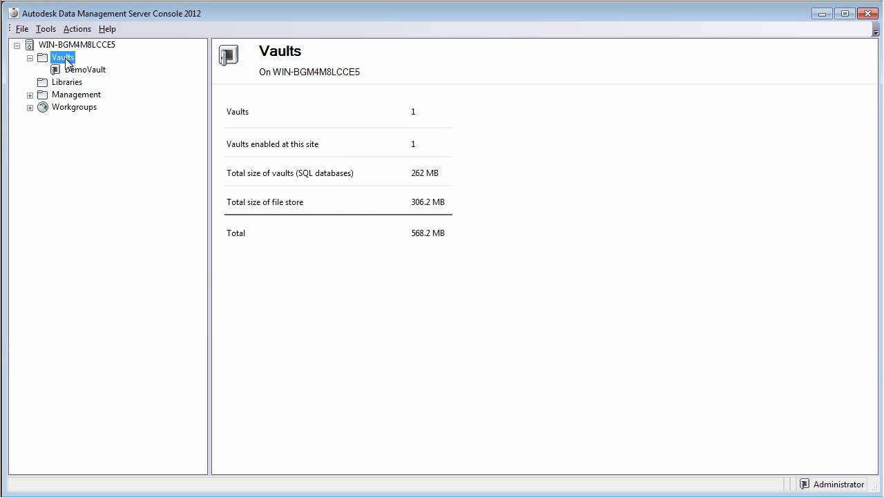 Export and Import of Autodesk Vault Configurations