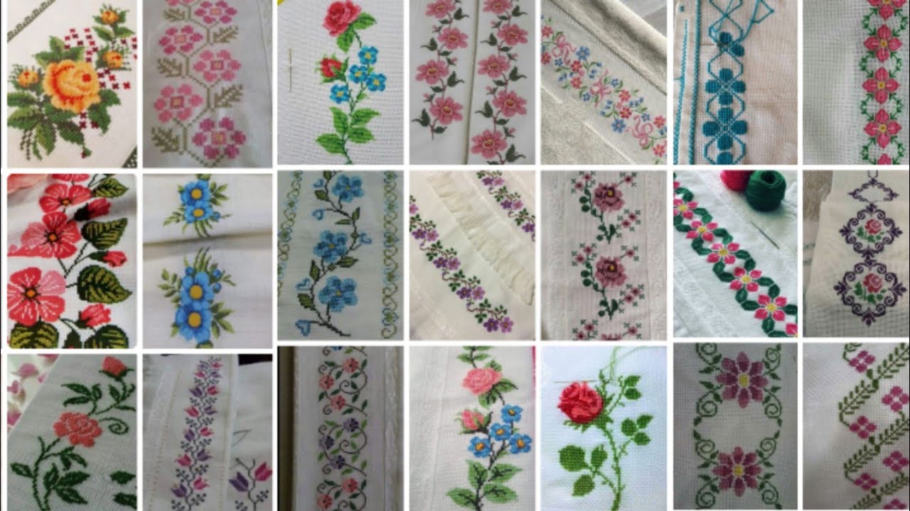 Dusuti Ka Border Design//New Cross Stitch Ason Design//Hand embroidery designs