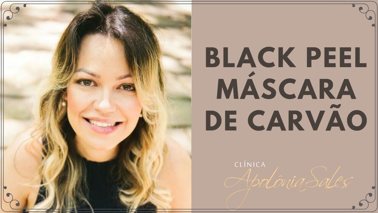 Black Peel - a famosa máscara de carvão