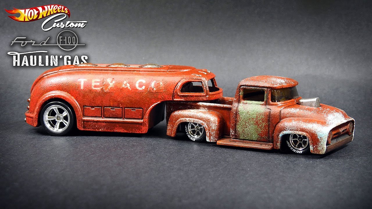 Hot Wheels Custom '56 Ford F100 Haulin' Gas | Удары и грохот