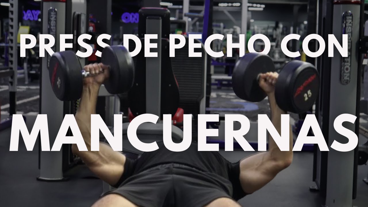 Press de pecho con mancuernas