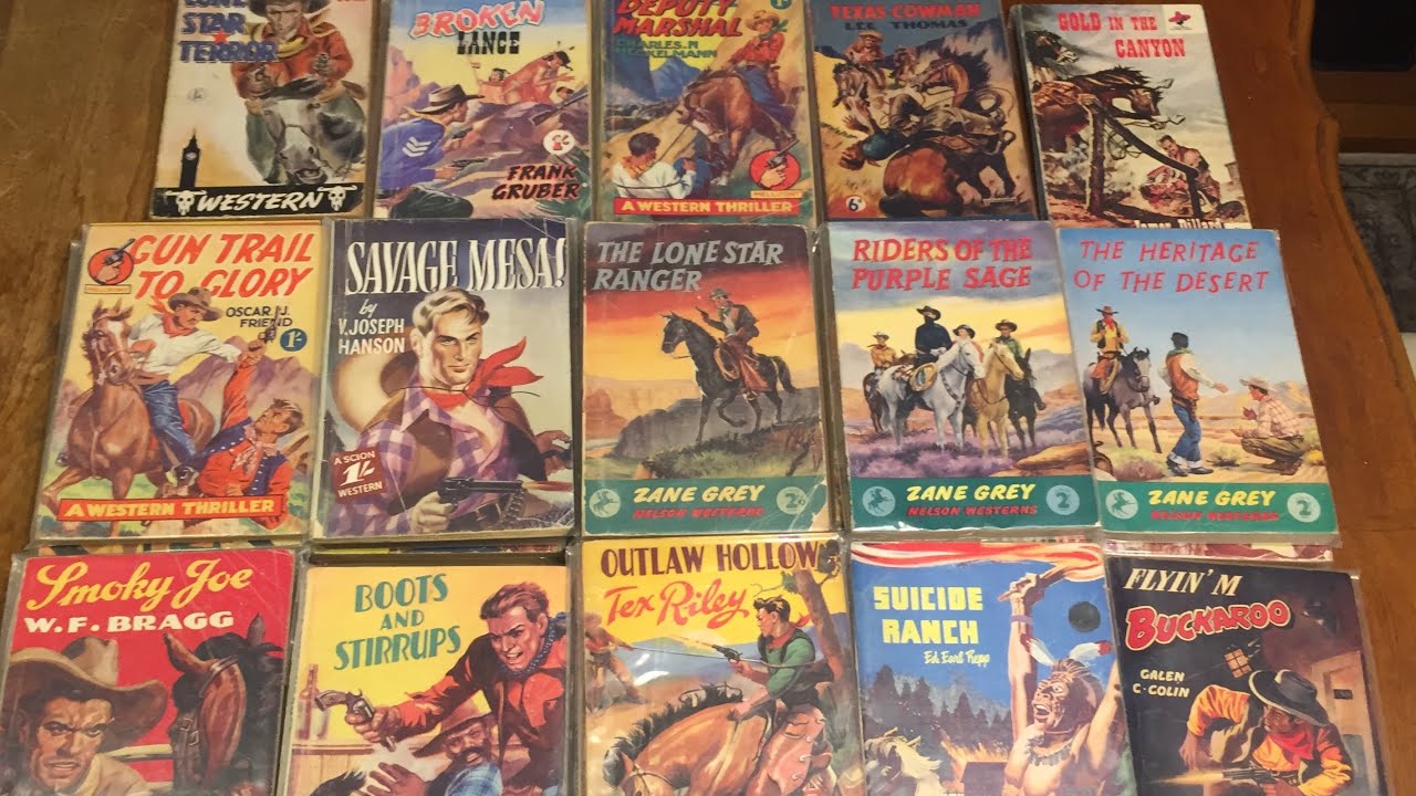 Rare British Western Paperbacks From The Mushroom Publishers Episode #259