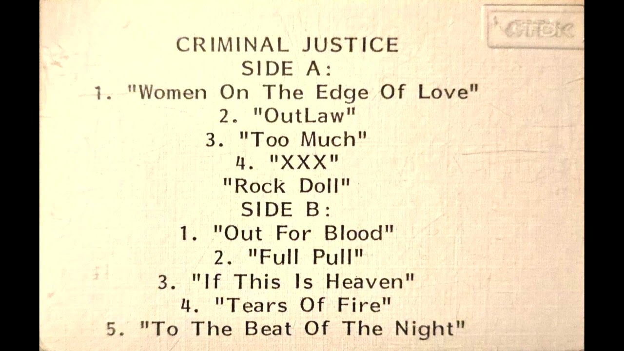 Kane Roberts / Criminal Justice - OutLaw