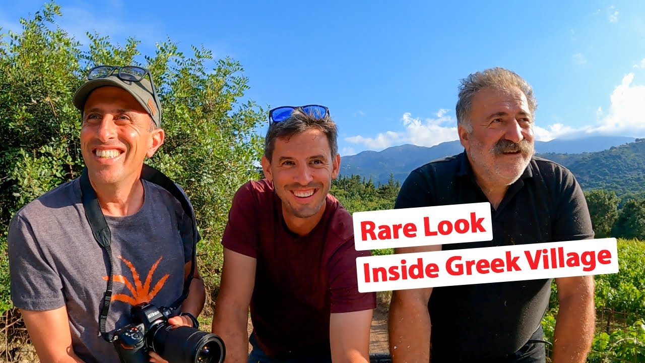 Rare Look Inside This Small Village In Greece | Embrosneros, Crete