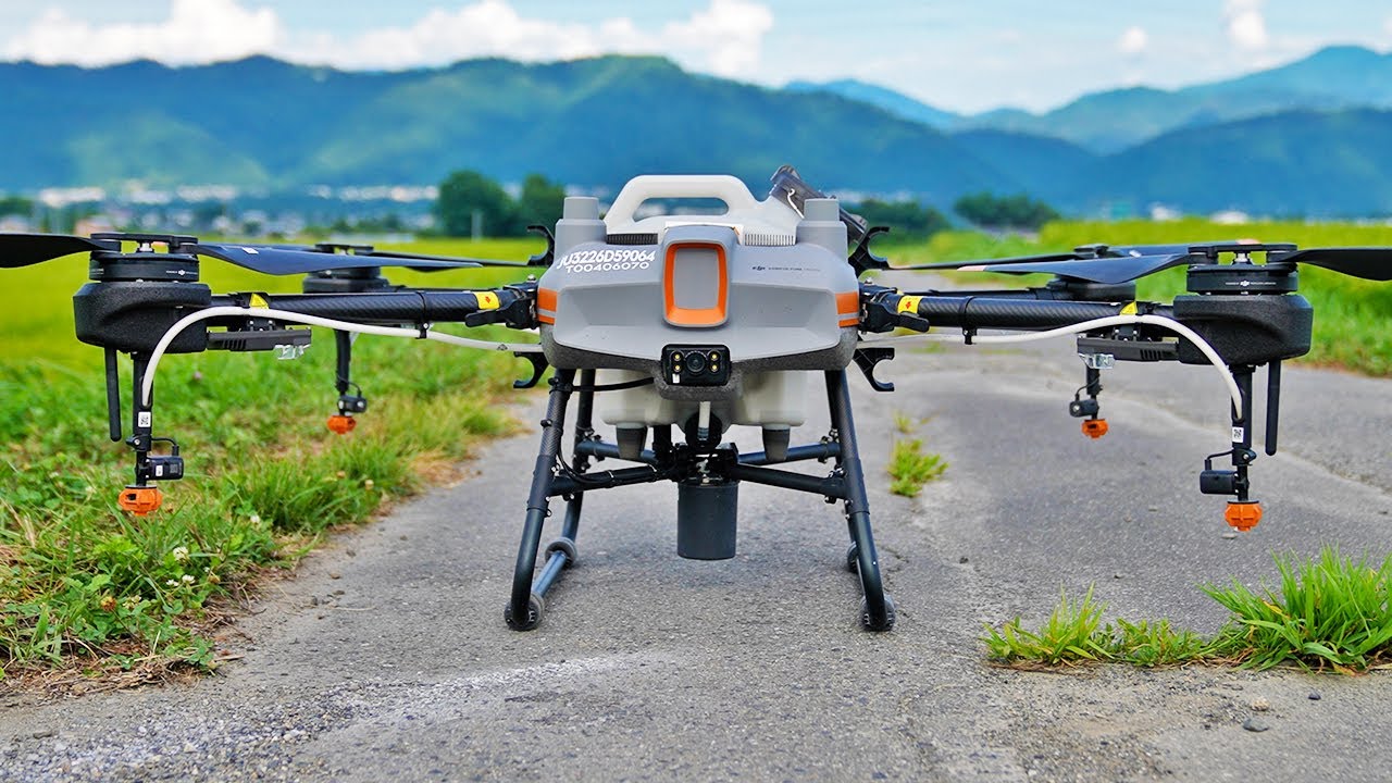 巨大ドローンによる農薬散布がハイテクすぎた！【DJI T10】